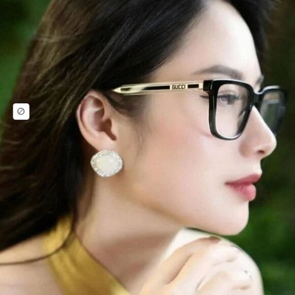 Gucci GG0560ON 007 Eyeglasses Burgundy 55mm Square Frame - Picture 3 of 13